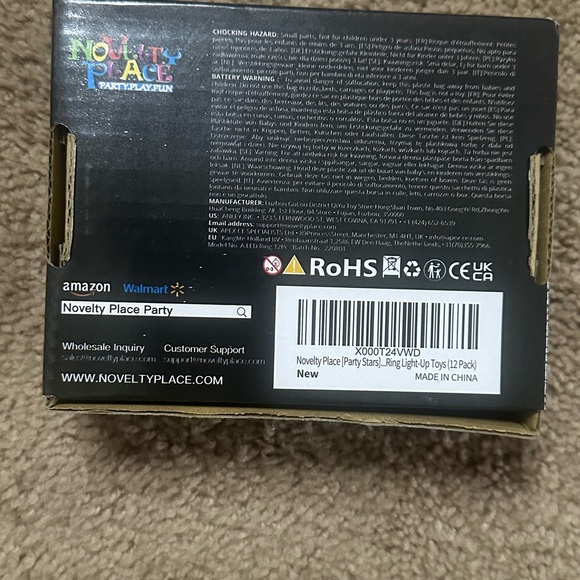 Flashing Bumpy Rings 8PCS - Picture 3 of 3